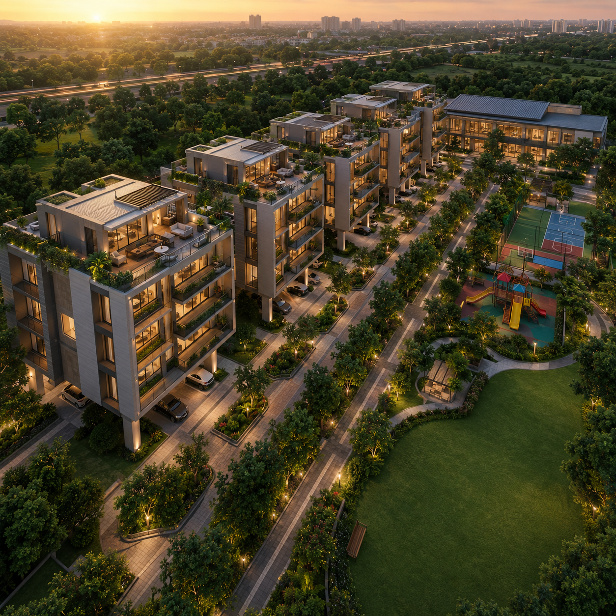 Ultra-Luxury 4.5 BHK Independent Floors