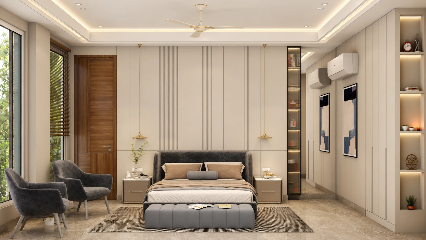 Luxury Bedroom Central Park Flower Valley