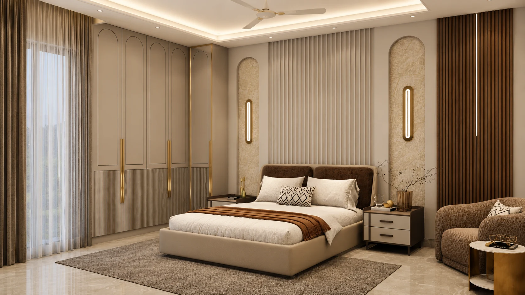 Luxury Bedroom Central Park Flower Valley