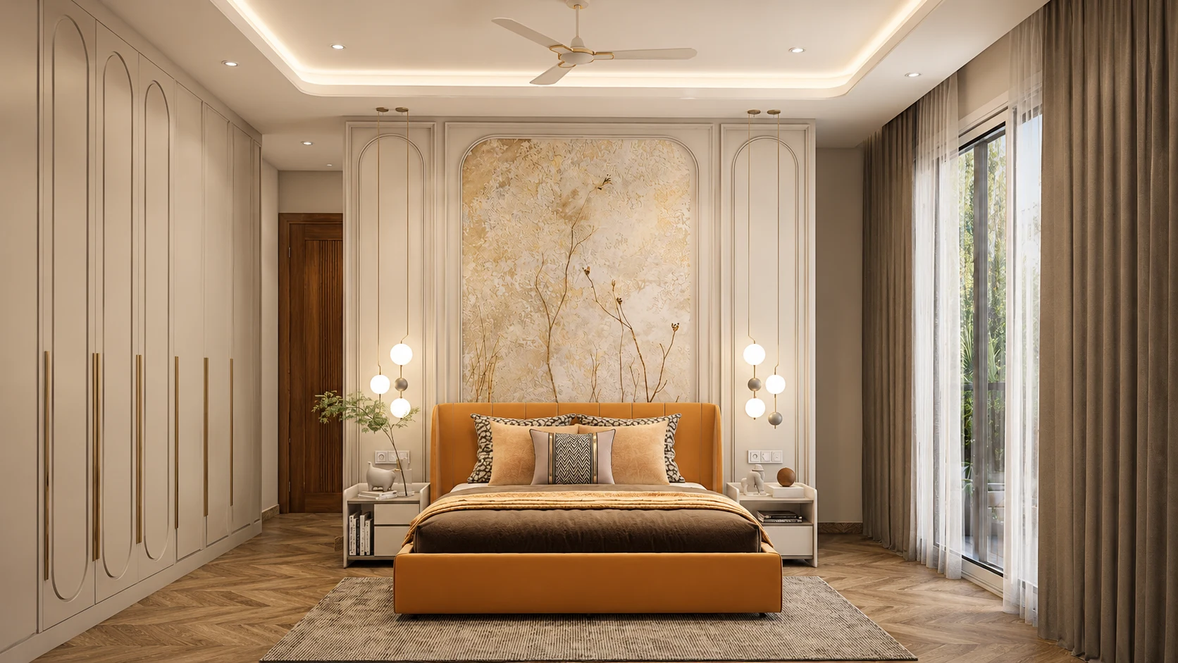 Luxury Bedroom Central Park Flower Valley